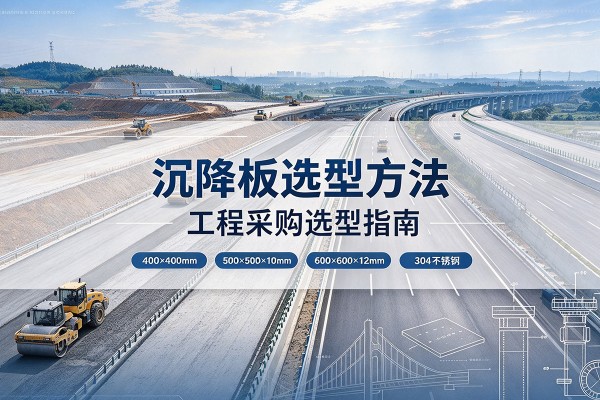 铁锋沉降板选择方法
