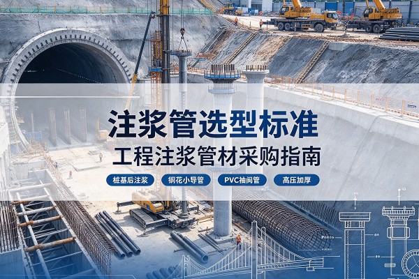铁锋注浆管选型标准