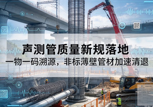 铁锋声测管质量新规落地，一物一码溯源，非标薄壁管材加速清退